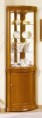 Vitrine de canto Lux cerejeira